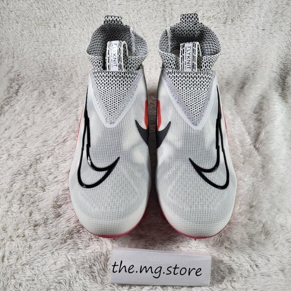 Nike Alpha Menace Elite 3 White/Red Mens Sz 8.5 Football Cleats CT6648-103 - Picture 4 of 7